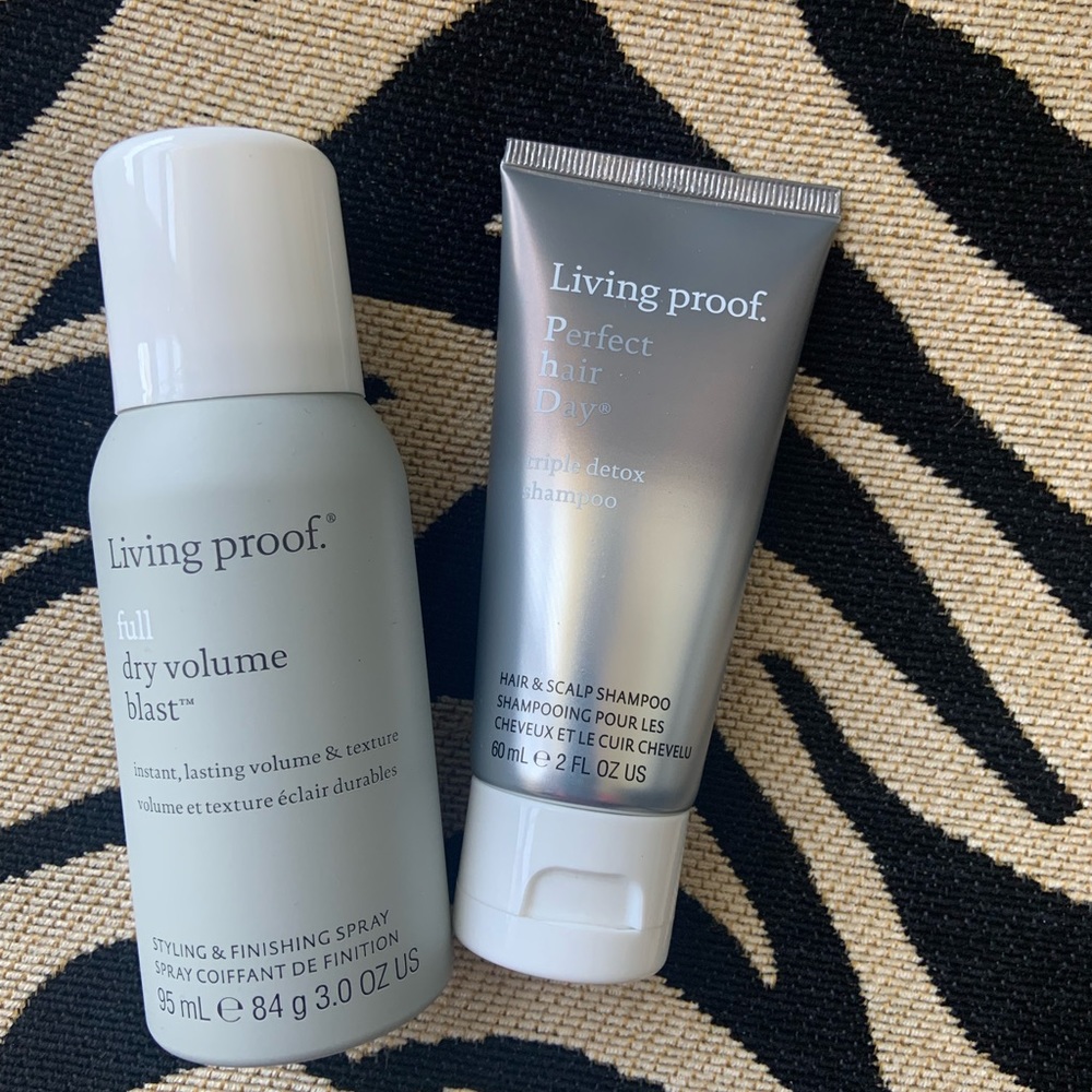 Living proof dry volume blast&Triple detox shampoo